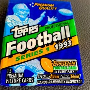 Topps 1993 Football Series 1 Trading Cards